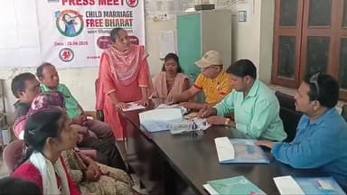 ସମ୍ବଲପୁର ମ୍ୟୁନିସିପାଲଟି: ଧନୁପାଲିରେ ଆଦର୍ଶ ଅନୁଷ୍ଠାନ ଠାରେ ବାଲ୍ୟ ବିବାହ ରୋକିବା ସମ୍ପର୍କରେ ଏକ ସାମ୍ବାଦିକ ସମ୍ମିଳନୀ ଅନୁଷ୍ଠିତ