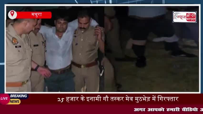 25 हजार के इनामी गौ तस्कर मेव मुठभेड़ में गिरफ्तार, कई राज्यों में दर्ज हैं मुकदमे
#हजार #इनामी #मुठभेड़