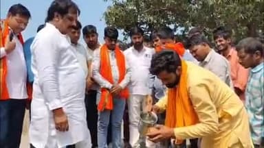 गोंडा: भानपुरवा में भाजपा विधायक विनय द्विवेदी ने विद्युतीकरण का किया शिलान्यास, 400 की आबादी को मिलेगी विद्युत सप्लाई