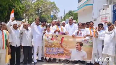 मिर्ज़ापुर: जिला कांग्रेस कमेटी द्वारा जाति जनगणना करने पर पार्टी कार्यालय मिशन कंपाउंड से निकाला गया धन्यवाद जुलूस