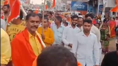 कटकमदाग: कुद में महायज्ञ और शिव परिवार संग राम दरबार हनुमंत प्राण प्रतिष्ठा को लेकर मूर्ति आगमन कार्यक्रम का किया गया आयोजन