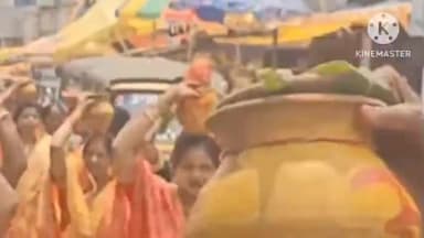 कर्रा: खूंटी में श्री भागवत कथा का आयोजन, निकाली गई शोभायात्रा