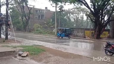 मुंगेर: जिले में मौसम का मिजाज बदला, कई इलाकों में हुई बारिश