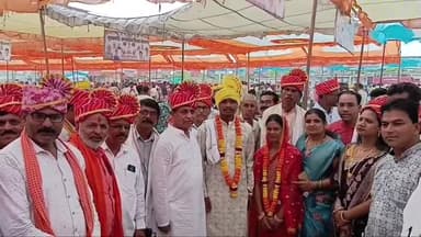 प्रभात पट्टन: प्रभात पट्टन में मुख्यमंत्री कन्या विवाह सम्मेलन में 275 जोड़ों का विवाह संपन्न हुआ, विधायक ने वर-वधुओं को आशीर्वाद दिया