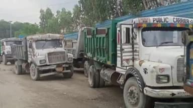 पूर्णागिरि: तीन दिन ठप रहने के बाद टनकपुर की शारदा नदी क्षेत्र से खनन निकासी 5 मई से शुरू हो गई