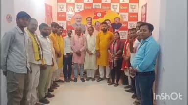 हिलसा: हिलसा में भाजपा कार्यालय में नवनियुक्त जिला अध्यक्ष राजेश कुमार का कार्यकर्ताओं ने किया भव्य स्वागत