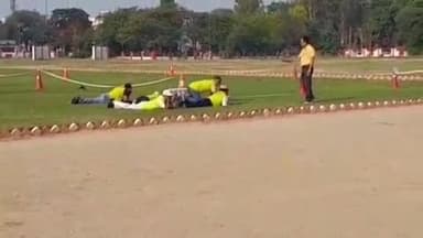 पुलिस लाइन में मॉक ड्रिल का आयोजन, आपातकालीन स्थिति से निपटने की दी गई जानकारी