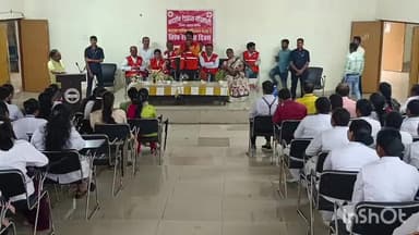 जगदलपुर: डक्रॉस सोसाइटी बस्तर जिला शाखा ने मनाया विश्व रेडक्रॉस दिवस, महारानी अस्पताल से शहर में निकाली रैली