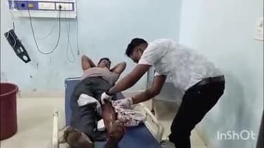 आरा: कायमनगर गांव के समीप अज्ञात वाहन की टक्कर से घायल बाइक सवार को सदर अस्पताल में कराया गया भर्ती