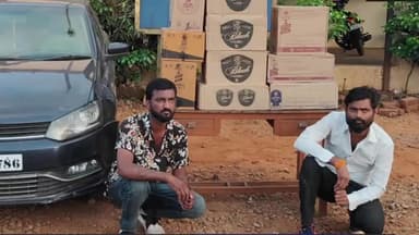 गगनबावडा येथे गोवा बनावटीचा मद्यसाठा वाहनासह पकडला; पोलिसांकडून दोघांना अटक