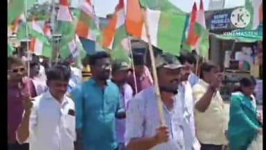 గూడూర్: ఉగ్రదాడికి వ్యతిరేకంగా భారత సైన్యానికి మద్దతుగా గూడూరులో స్థానిక ప్రజలు జాతీయ జెండాలతో ర్యాలీ #operationsindoor