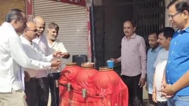 चांद: टीचर वेलफेयर सोसाइटी ने चांद नगर में सार्वजनिक प्याऊ खोला