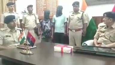 दुर्गावती: खजुरा बाजार में गोली मारकर भाग रहे दो अपराधियों को पुलिस ने किया गिरफ्तार, कार्रवाई जारी: कैमूर एसपी ने दी जानकारी