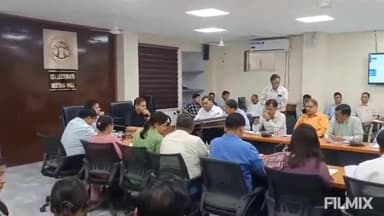 मुरैना नगर: सिविल डिफेंस योजना की तैयारी के लिए कलेक्टर ने अधिकारियों को निर्देश दिए, एनआईसी कक्ष में बैठक आयोजित