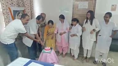 शिवहर: फ्लोरेंस नाइटिंगेल के जन्मदिन पर सदर अस्पताल में मनाया गया नर्स दिवस