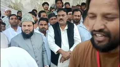 रामपुर: रामपुर के सांसद मौलाना मोहिबुल्लाह नदवी ने भृमण किया, कैमरी में क्रिकेट टूर्नामेंट के विजेताओं को सम्मानित किया