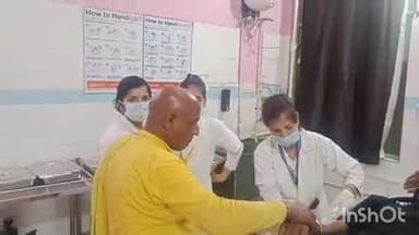 बांका: विजयनगर मोहल्ले में महादेव स्थान के पास सड़क दुर्घटना में बाइक सवार युवक घायल