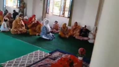 धनौरा: मंडी धनौरा के गांव अफजलपुर लूट मेहंदी में स्थित गुरुद्वारे पर पाठ का आयोजन हुआ