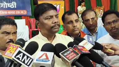 जगदलपुर: जगदलपुर पहुंचे मंत्री केदार कश्यप ने कांग्रेस पार्टी और पीसीसी चीफ दीपक बैज पर लगाया नक्सलियों से सांठ-गांठ का आरोप