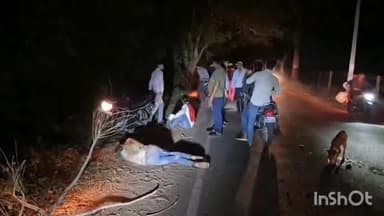 बटियागढ़: फतेहपुर तिराहे पर बाइक अनियंत्रित होकर गिरी, दो लोग घायल, राहगीरों ने अस्पताल पहुंचाया