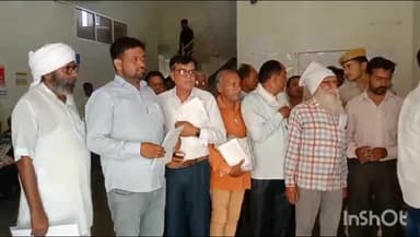 चूरू: गंदे पानी की समस्या को लेकर गांव राणासर के ग्रामीणों ने ज़िला कलेक्टर को दिया ज्ञापन