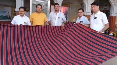 नसीराबाद: रोटरी क्लब नसीराबाद ने राजकीय बालिका उच्च माध्यमिक विद्यालय नसीराबाद में 25 बड़ी दरिया की भेंट दी