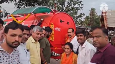 जीरन: जीरन नगर परिषद में शीतल जल फिल्टर मोबाइल प्यूरीफायर और कूलिंग वॉटर टैंकर का शुभारंभ