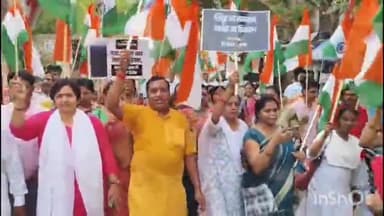 नवादा: ऑपरेशन सिंदूर की सफलता की यात्रा साहब कोठी मंदिर से हुई शुरू, देशभक्ति के नारों से गूंजा पूरा इलाका #Operationsindoor