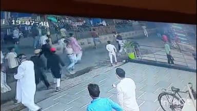 नवादा: परनवादा इलाके में हुई बवाल और गोलीबारी का सीसीटीवी फुटेज आया सामने, चिन्हित करने की कोशिश