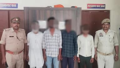 मिलक: शहजादनगर पुलिस ने चमरौआ गांव से अवैध शराब तस्करी के मामले में चार वारंटियों को गिरफ्तार कर कोर्ट में पेश किया