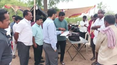 నెల్లికుదురు: నెల్లికుదురు మండలంలో ధాన్యం కొనుగోలు కేంద్రాలను ఆకస్మికంగా సందర్శించిన, జిల్లా కలెక్టర్ అద్వైత్ కుమార్ సింగ్