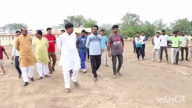 कुरवाई: विधानसभा स्तरीय क्रिकेट टूर्नामेंट की तैयारियों का जायजा लेने कॉलेज ग्राउंड पहुंचे विधायक