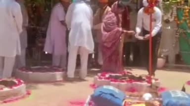 अजमेर: अजमेर नाथ जी की बगीची फाई सागर रोड स्थित आश्रम में चिलचिलाती धूप में संत ने की तपस्या, विधानसभा अध्यक्ष वासुदेव