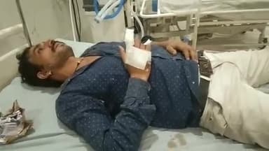 हमीरगढ़: चित्तौड़ रोड स्थित निजी फैक्ट्री में कार्य करते समय मशीन की चपेट में आने से व्यक्ति का हाथ लहूलुहान हुआ