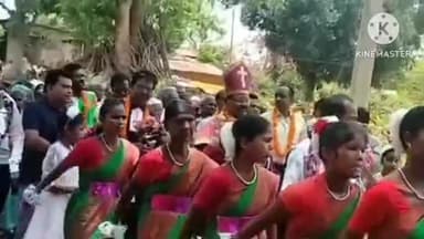 अडकी: कोचांग पंचायत के कसमार गांव में नए गिरजाघर का उद्घाटन किया गया