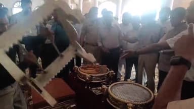 इंदौर: राजवाड़ा में कल होगी मोहन कैबिनेट की बैठक, कैबिनेट मंत्री और महापौर ने तैयारियों का लिया जायज़ा