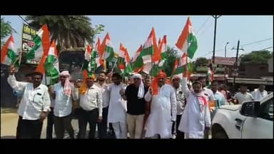 बिश्रामपुर: नगर परिषद मुख्यालय से भाजपा ने ऑपरेशन सिंदूर की सफलता को लेकर तिरंगा यात्रा निकाली