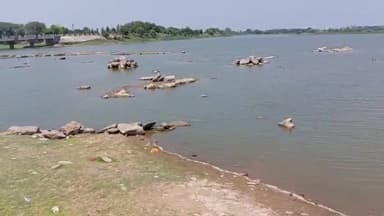 मंदसौर: तेलिया तालाब का जलस्तर दिन-दिन कम हो रहा, सुरक्षा इंतजाम न होने से हो सकती है बड़ी घटना