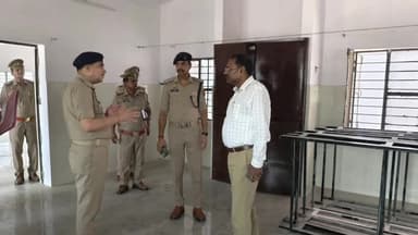 रामपुर: मंगलवार को पुलिस लाइन में आरक्षी नागरिक पुलिस प्रशिक्षण की तैयारियों का DIG मुरादाबाद ने किया निरीक्षण