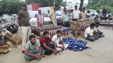 पटना ग्रामीण: बेऊर थाना क्षेत्र में उत्पाद विभाग ने 5 तस्करों को 582 लीटर शराब के साथ किया गिरफ्तार