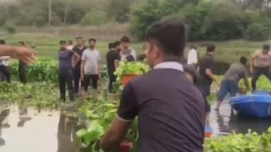 मंदसौर: शिवना शुद्धिकरण का कार्य 20वें दिन भी जारी, विधायक, वैज्ञानिक और छात्रों ने किया श्रमदान