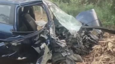 हसनपुर: सैदनगली थाना क्षेत्र के ढक्का मोड़ के पास तेज रफ्तार कार और कैंटर की भिड़ंत में घायल कार चालक की उपचार के दौरान हुई मौत