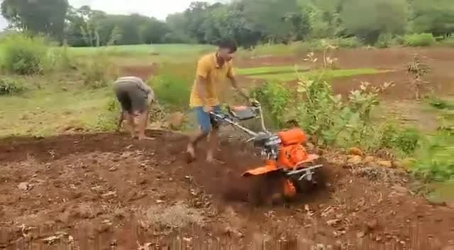 पावर #वीडर- #जमीन #जोतने का #मिनी #ट्रैक्टर | कॉल-9999087359 | #बिजनौर #farming #farmer #viralvideo #dhampur #moradabad
