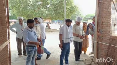 भोगांव: बेवर क्षेत्र में एसडीएम के आदेश पर मंडी सचिव ने चिन्हित किया अतिक्रमण, 31 मई तक हर हाल में हटेगा अतिक्रमण