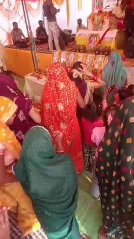 ग्राम मोहनपुर में भागवत कथा का आयोजन हुआ