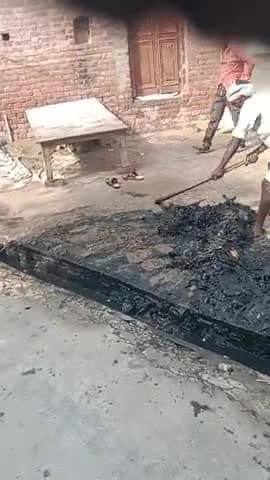 Gram # bhilaulia me #pirdhan ne aaj tak koi kam nhi #kraya hai  pirdhan pe karbai Kari jay