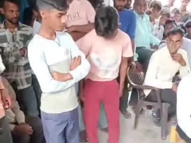 हसनपुर: गांव गुलामपुर में जाटव समाज के खिलाफ आपत्तिजनक पोस्ट के मामले में पंचायत का तुगलकी फरमान, बनाया मुर्गा