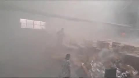 बावल: सिनार इंडिया पलब एंड पेपर प्राइवेट लिमिटेड में भीषण आग, शॉर्ट सर्किट से लगने की आशंका