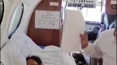 हुज़ूर: भोपाल: 7 वर्षीय बच्ची के इलाज के लिए पीएम श्री एयर एंबुलेंस का उपयोग, मां ने मंत्री विश्वास को धन्यवाद दिया