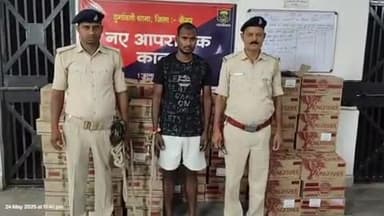 दुर्गावती: महाराणा होटल के पास NH-19 पर पिकअप से टमाटर की आड़ में 830 लीटर शराब के साथ एक धंधेबाज को गिरफ्तार कर पुलिस ने भेजा जेल